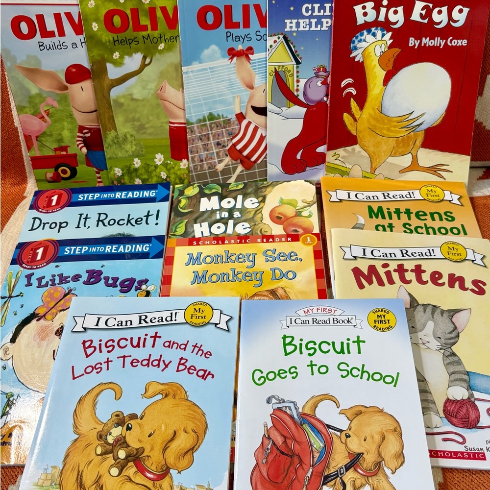 13~Scholastic Beginner Readers Children's Book Collection~Level 1